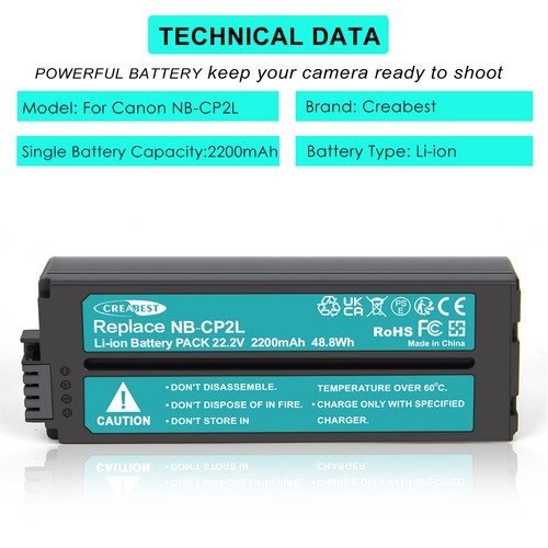 2200mah battery for - for, canon