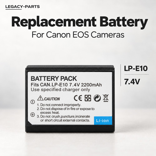 E10 battery for canon eos - for,