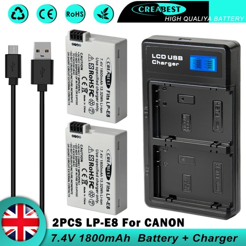 Battery dual - lp-e8,