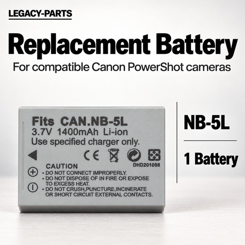 Battery for canon - nb-5l,