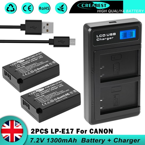 1300mah e17 battery - lp-e17,
