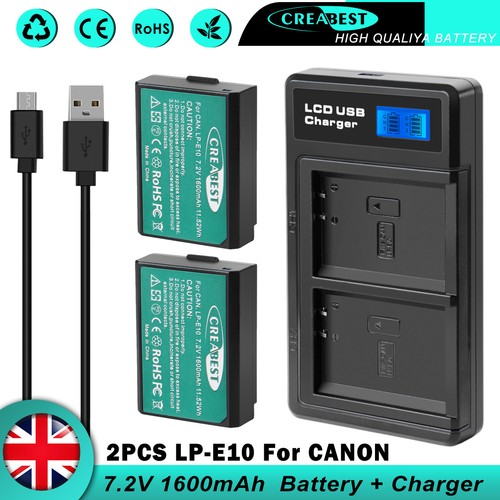 Lpe10 e10 battery - lp-e10, +