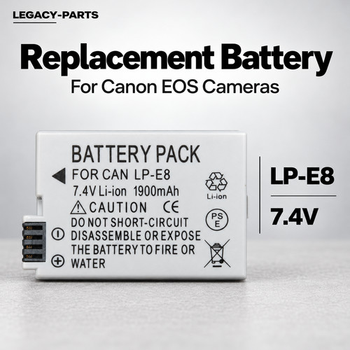 New battery for canon - lp-e8,