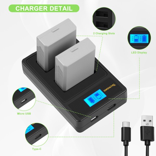 Battery charger for - lp-e5, +