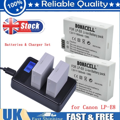 Battery dual - 2x, lp-e8