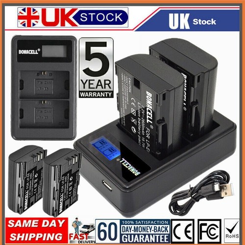 Battery lcd dual - lp-e6,